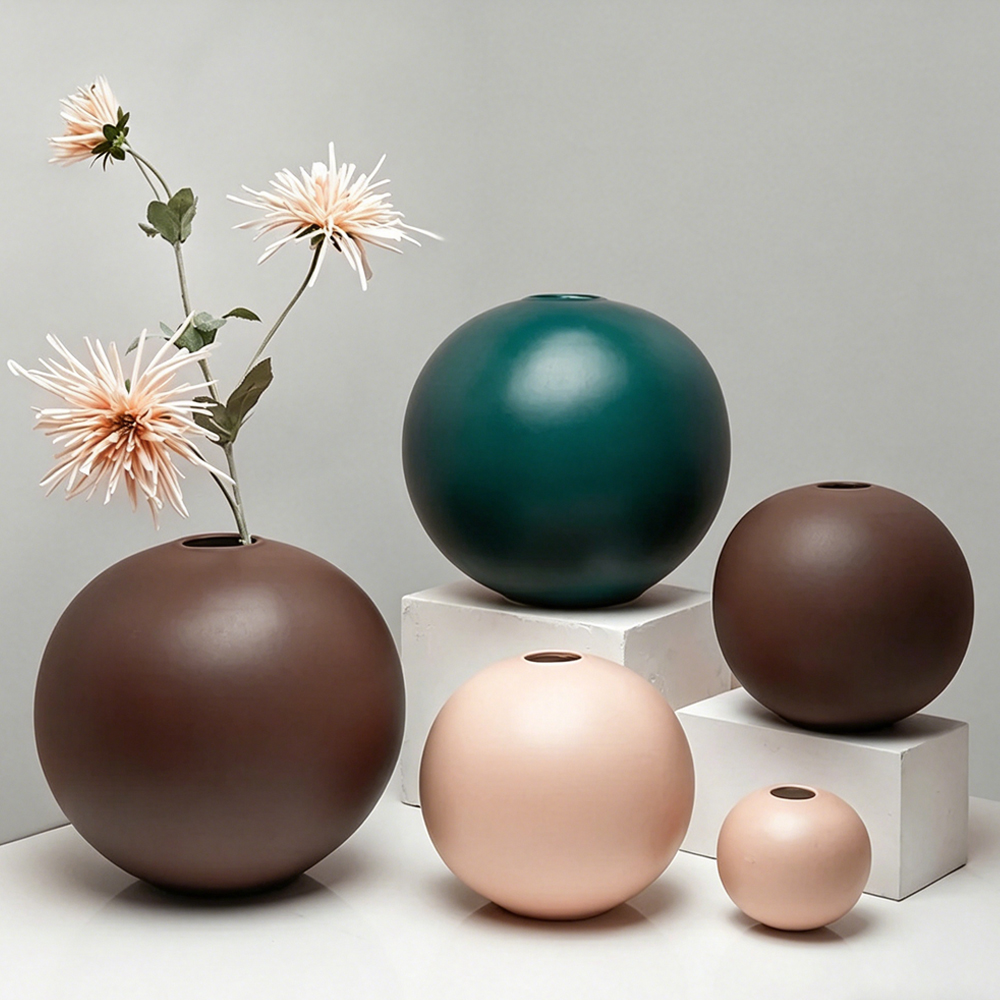 Propagation Station Vase - Nordic Spherical Ceramic Vase Creative Home