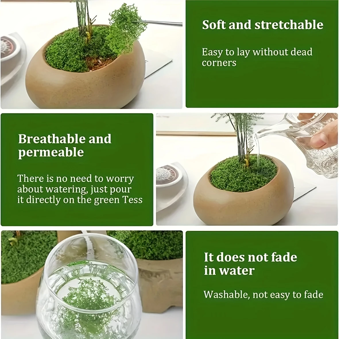 50g Fake Moss DIY Crafts Grass - Sphagnum Moss Dry recensie en prijs