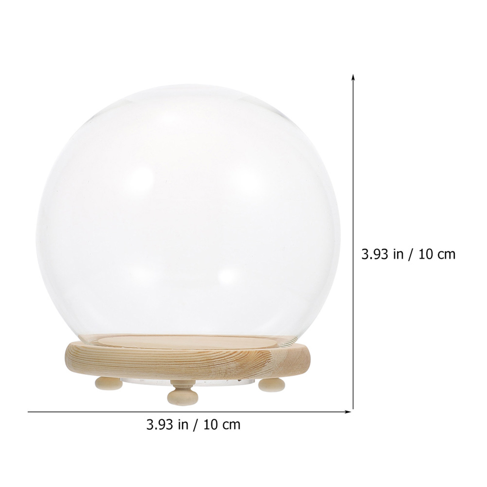 Clear Glass Dome Display Case  - Plastic Dome Clear recensie en prijs