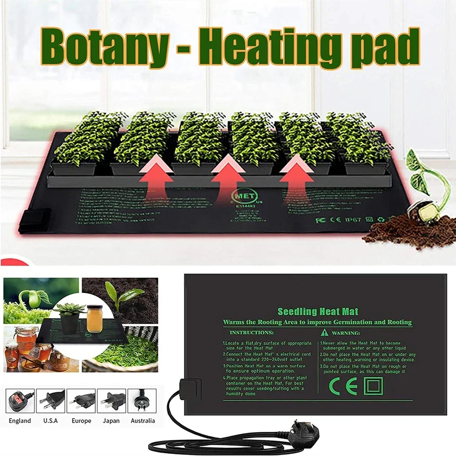 4 Sizes 220V EU Plug Seedling  - Heat Mat Seedling recensie en prijs