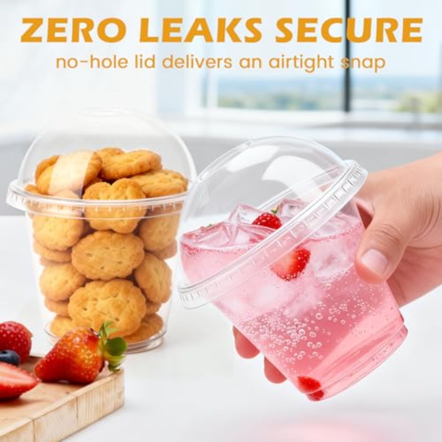 200 Pack 9 oz Clear Plastic Cu - Plastic Dome Clear recensie en prijs
