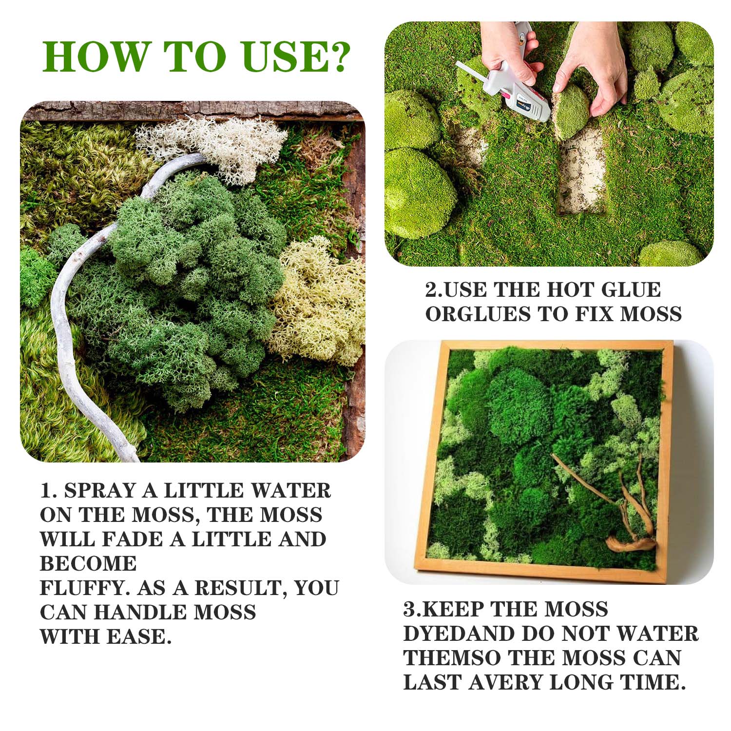 Artificial Green Plants Eterna - Sphagnum Moss Dry recensie en prijs