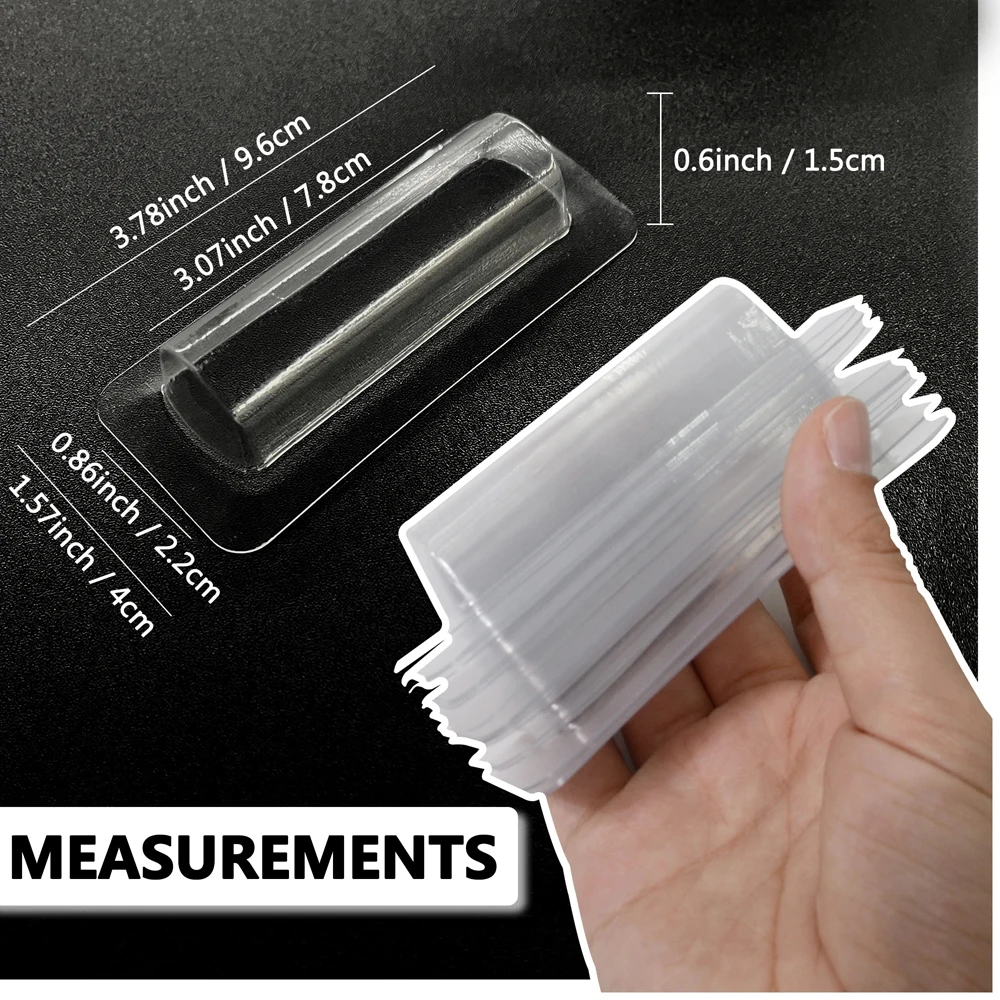 50/100pcs Money Card Holder Wi - Plastic Dome Clear recensie en prijs