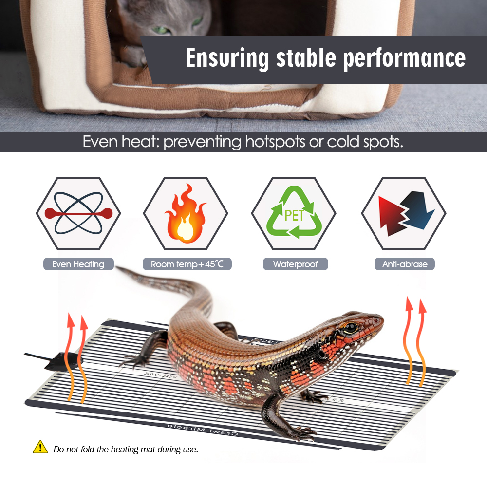 5W 15W 25W 35W Graphene Reptil - Heat Mat Seedling recensie en prijs