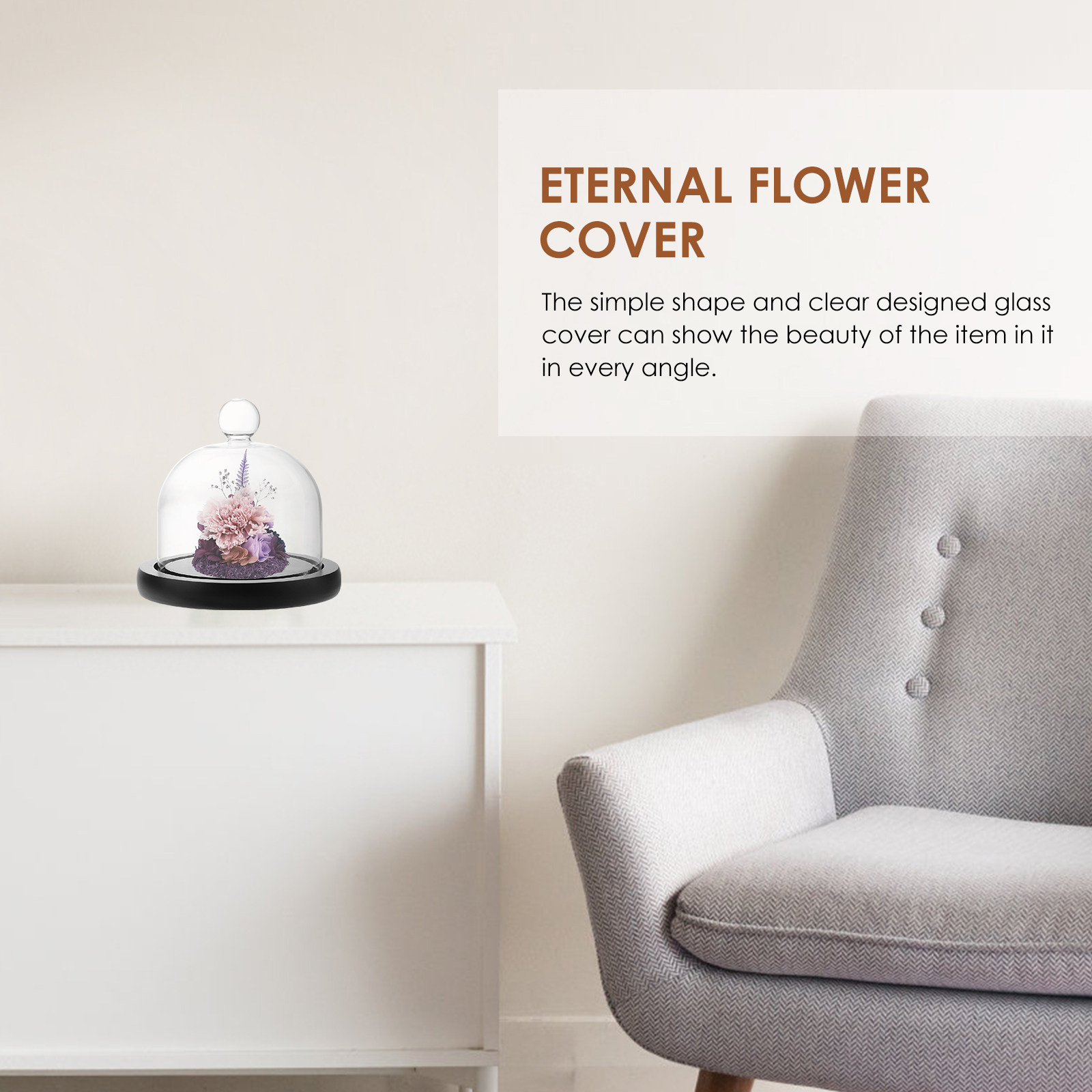 Clear Glass Display Dome for P - Plastic Dome Clear recensie en prijs