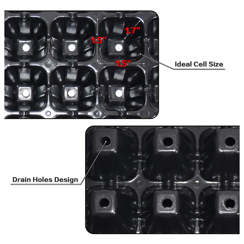 B84B-10 Pack Seed Starter Tray - Propagation Tray 72 recensie en prijs