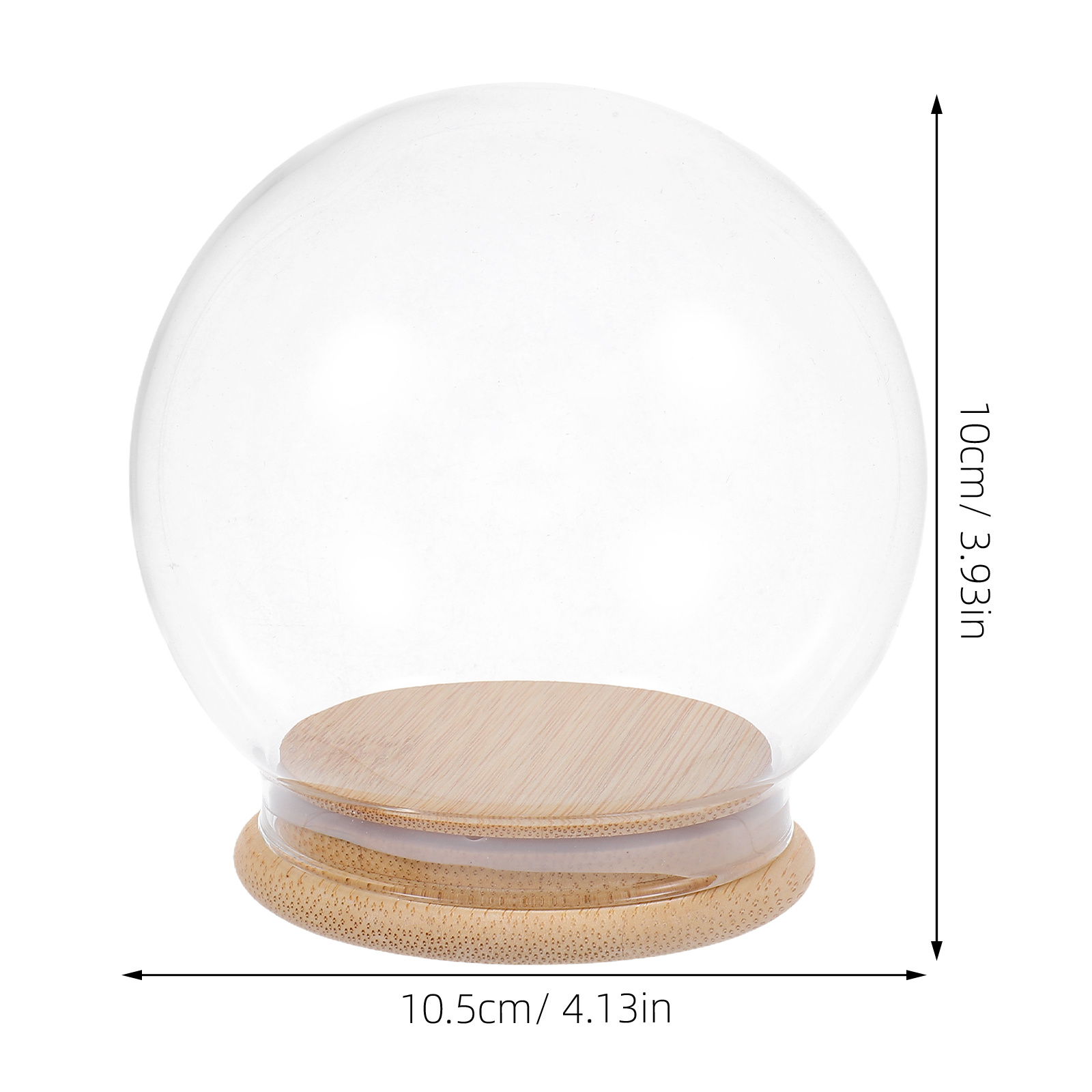 Glass Dome Eternal Flower Disp - Plastic Dome Clear recensie en prijs