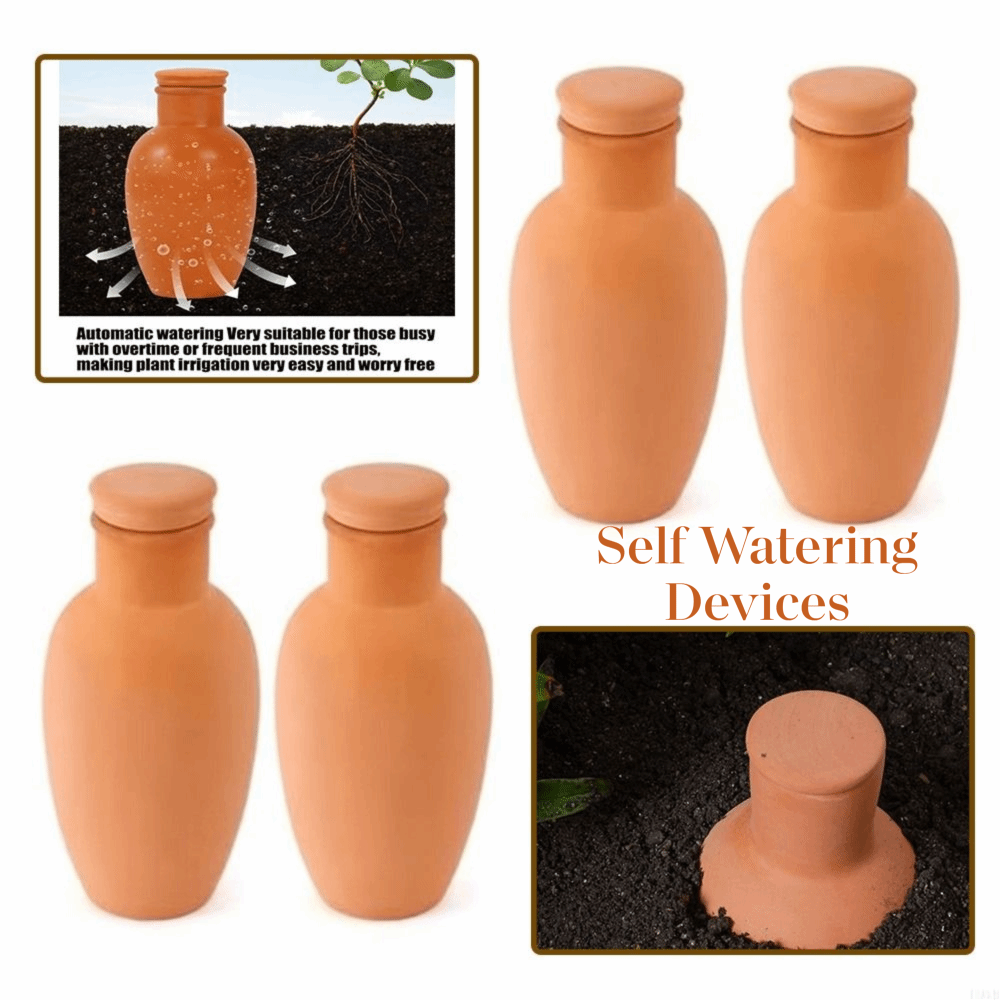 4Pcs Terracotta Material Autom - Self Watering Insert recensie en prijs