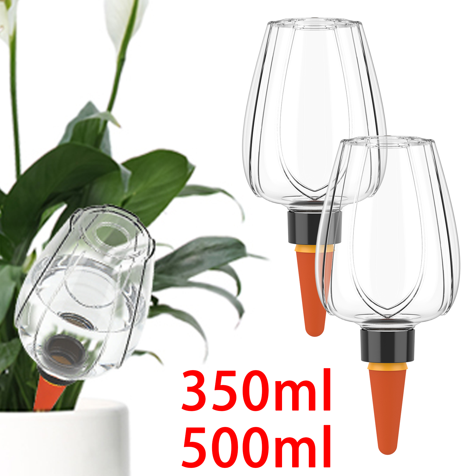 4Pcs Plant Watering Globe Clea - Self Watering Insert recensie en prijs