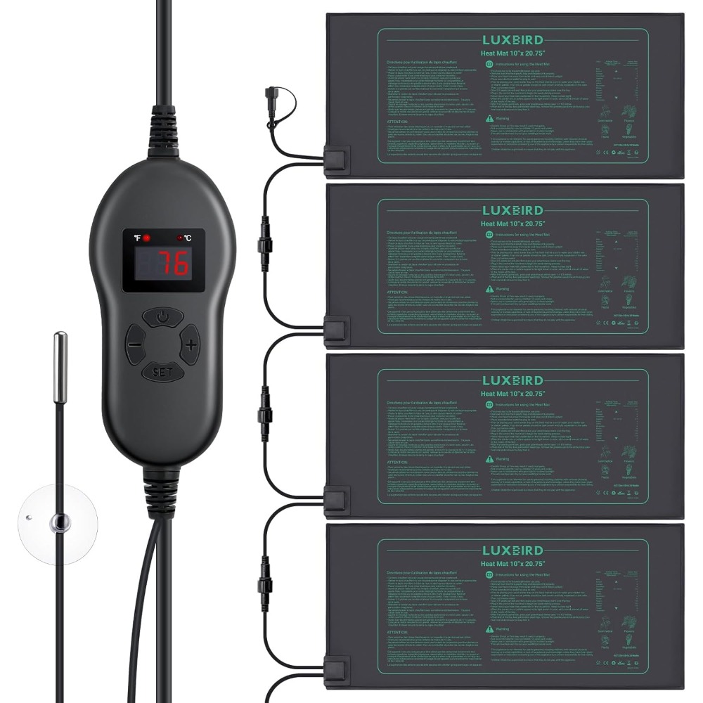 4 Pack Seedling Heat Mat with  - Heat Mat Seedling recensie en prijs