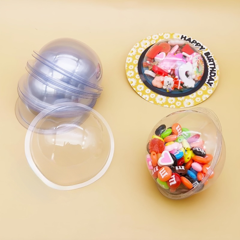 10pcs/set DIY Plastic Candy Do - Plastic Dome Clear recensie en prijs