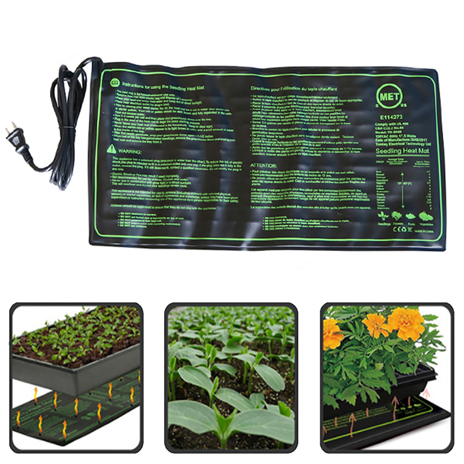 110/120/220/230V Seedling Heat - Heat Mat Seedling recensie en prijs