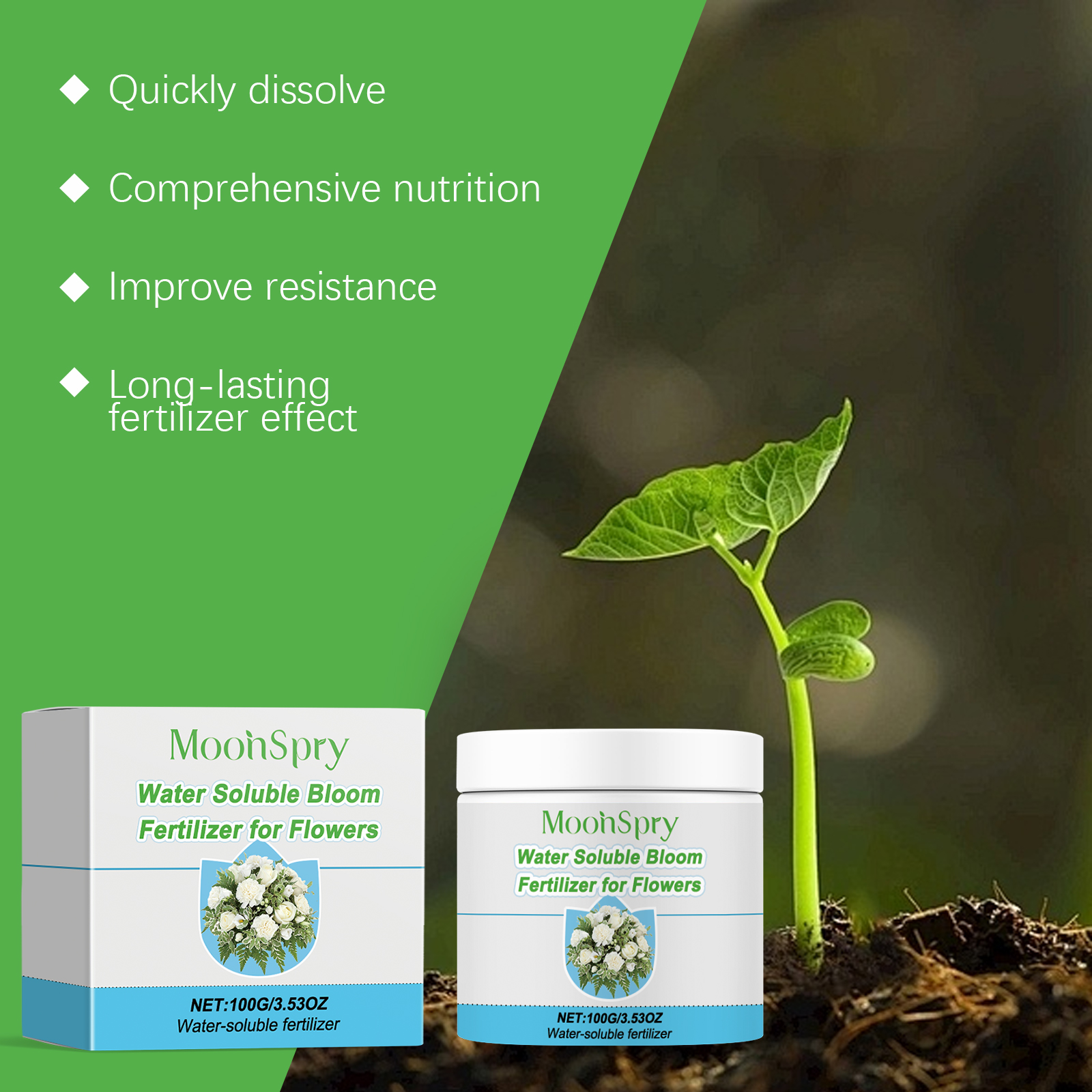 Water Soluble Bloom Fertilizer - Root Stimulator Liquid recensie en prijs