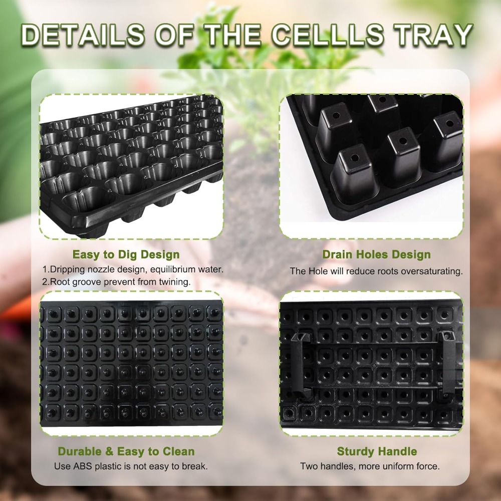 72 Cell Seed Starter Trays wit - Propagation Tray 72 recensie en prijs