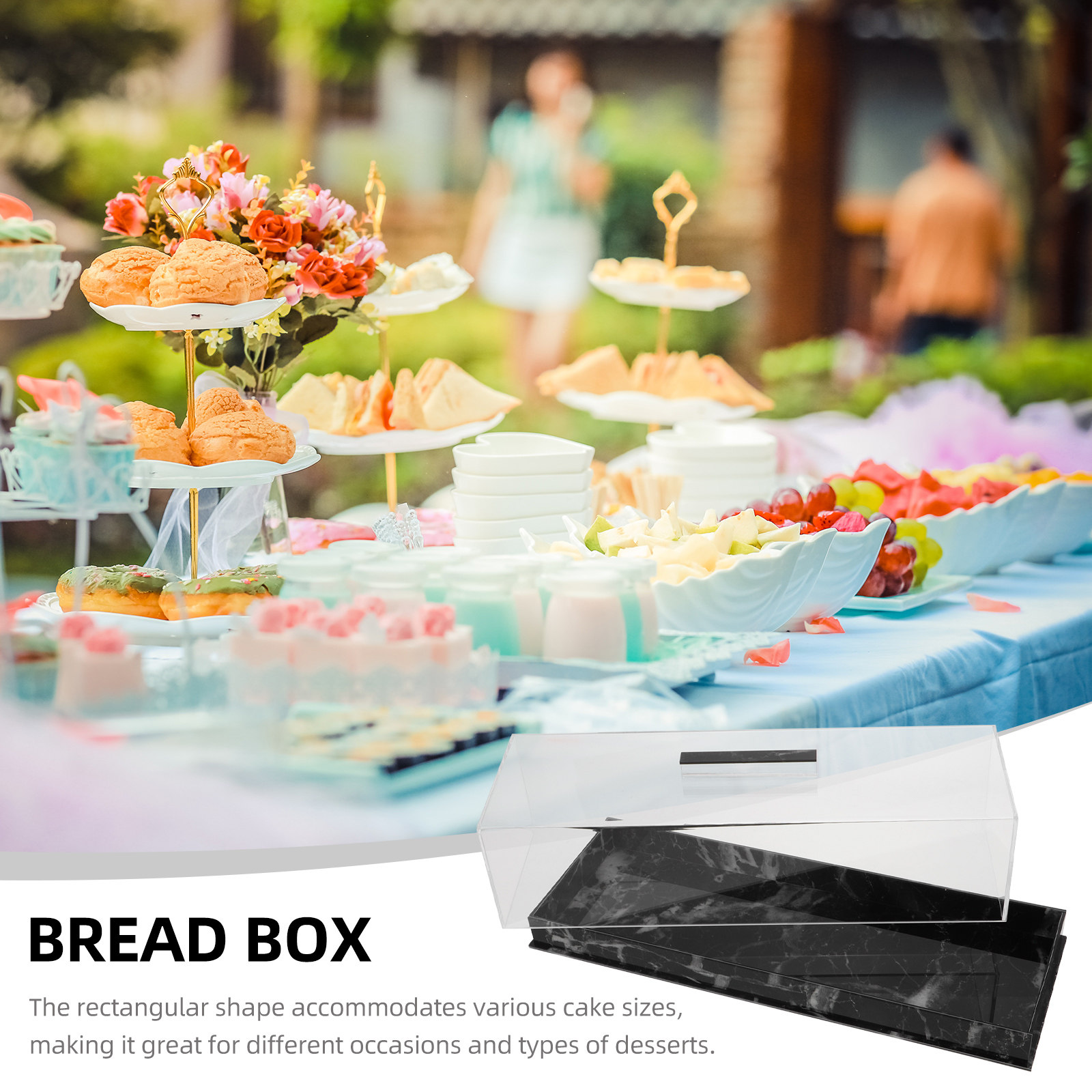 Rectangular Cake Display Box A - Plastic Dome Clear recensie en prijs