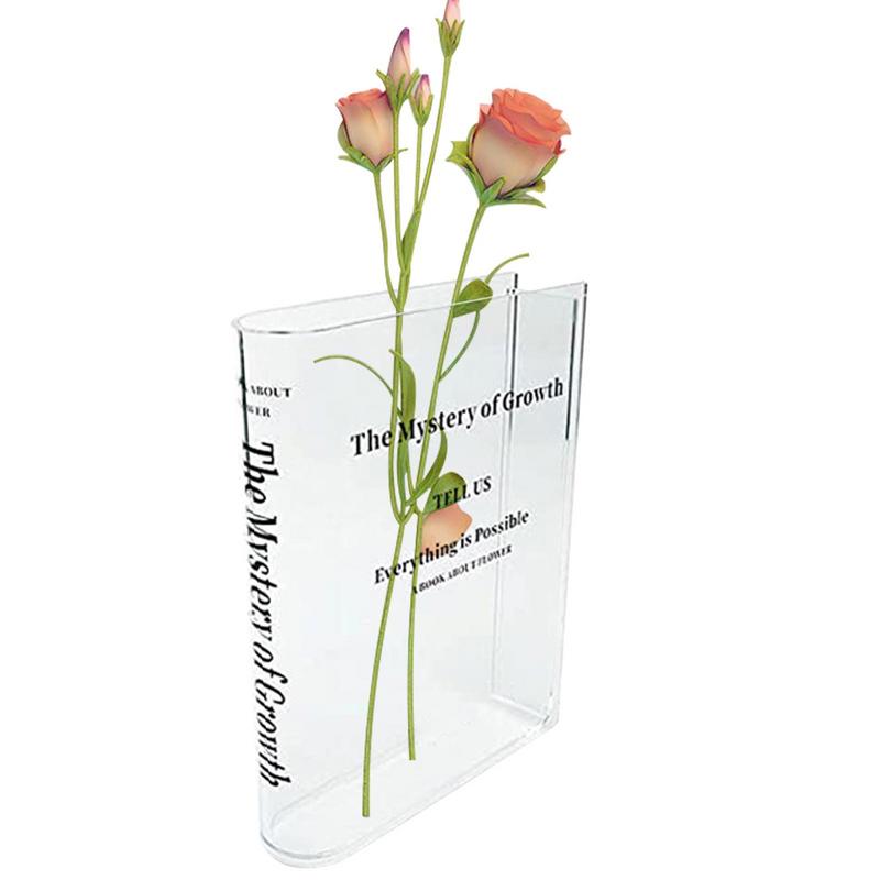 Clear Book Vase Aesthetic Acry - Propagation Station Vase recensie en prijs
