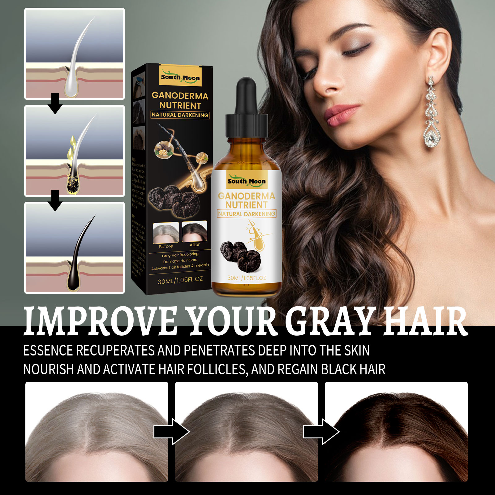 Black Ganoderma Lucidum Hair L - Root Stimulator Liquid recensie en prijs