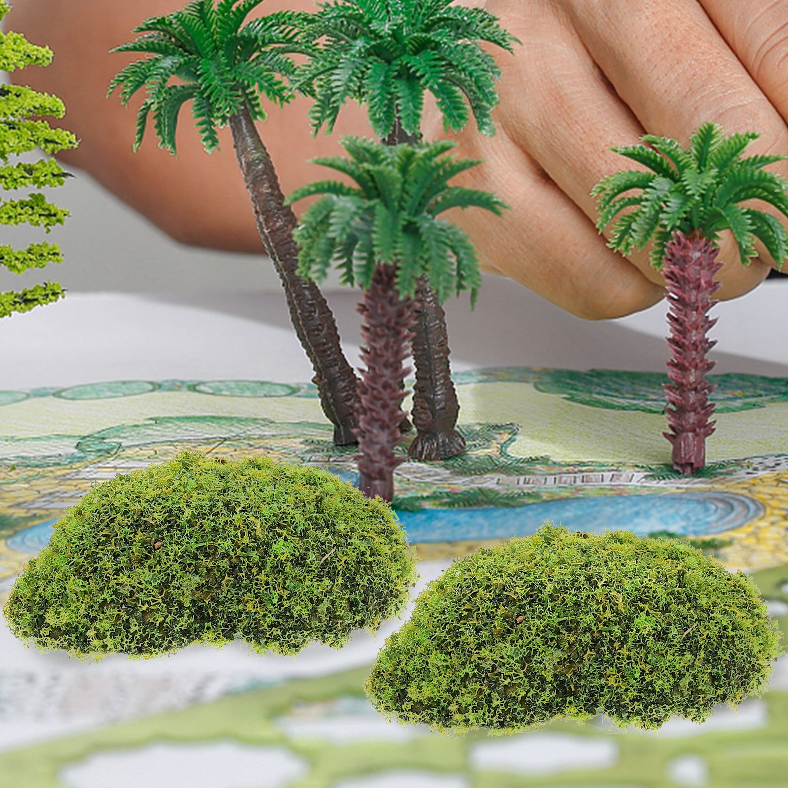 12pcs Artificial Moss RocksFak - Sphagnum Moss Dry recensie en prijs
