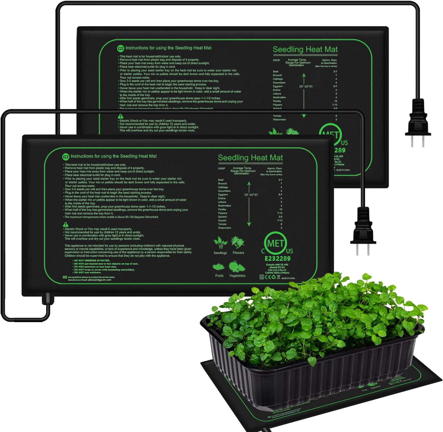10/25/50CM Seedling Heat Mat I - Heat Mat Seedling recensie en prijs