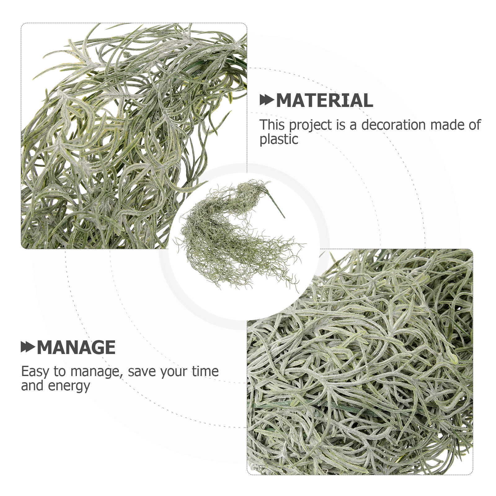 Hanging Decor Artificial Dried - Sphagnum Moss Dry recensie en prijs
