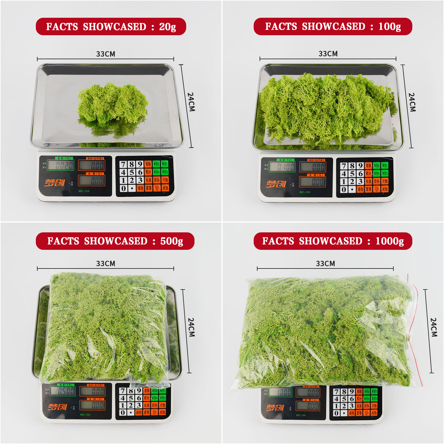 200g Artificial Green Plants M - Sphagnum Moss Dry recensie en prijs