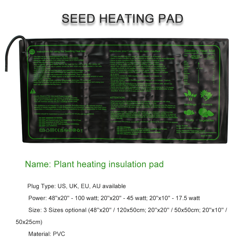 Seedling Heating Pad 3 Sizes W - Heat Mat Seedling recensie en prijs
