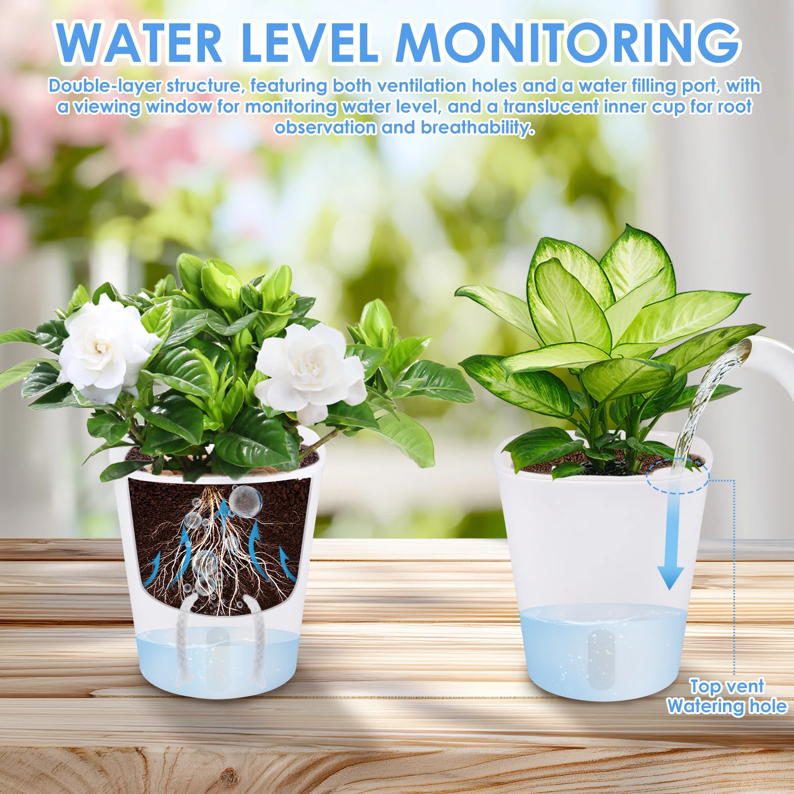10 Pcs Self Watering Planter L - Self Watering Insert recensie en prijs