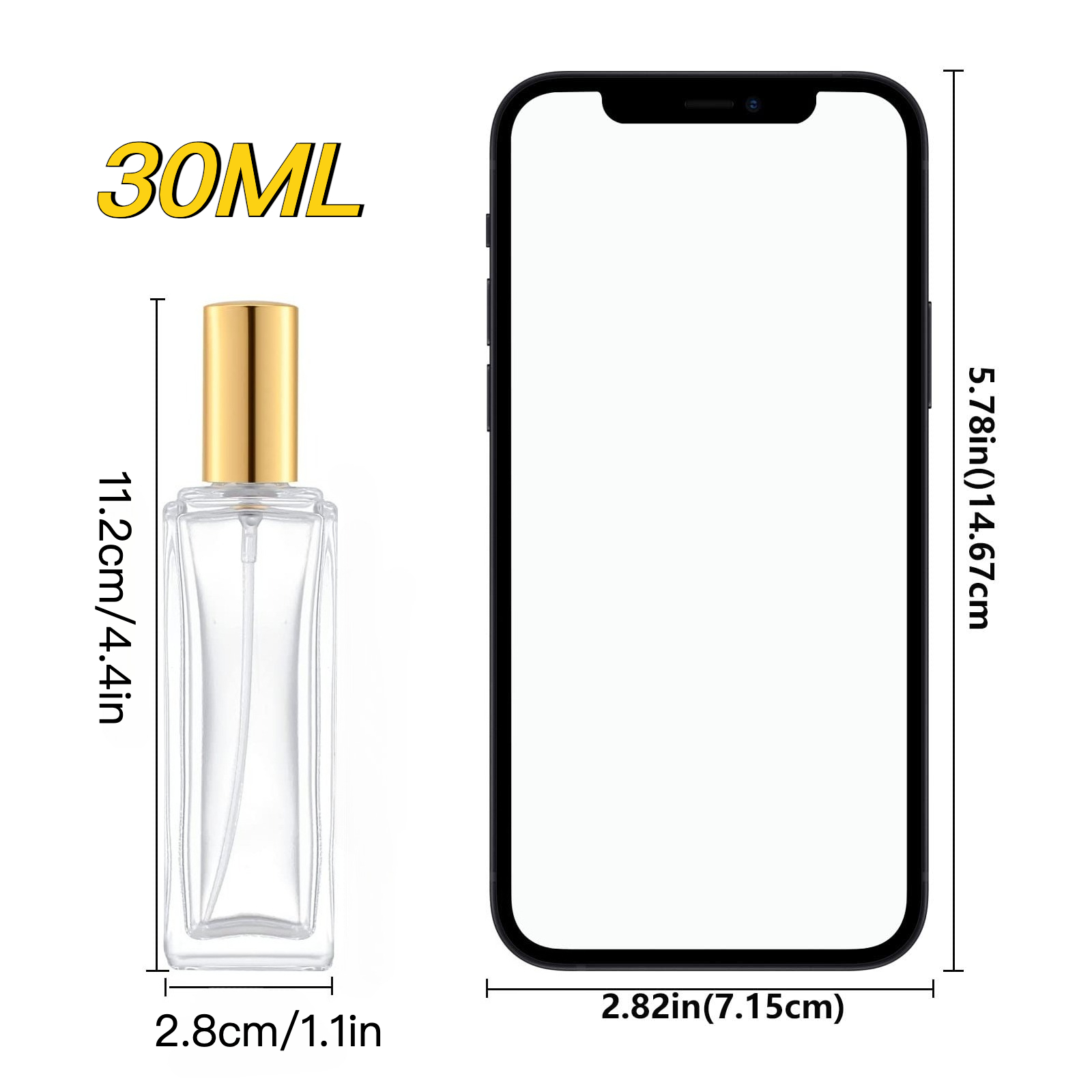 2pcs Perfume Bottle Spray Empt - Misting Bottle Fine recensie en prijs