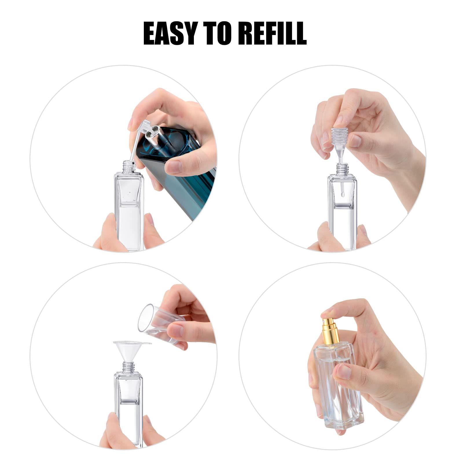 2pcs Perfume Bottle Spray Empt - Misting Bottle Fine recensie en prijs