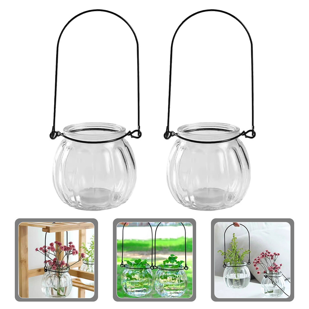 6Pcs Transparent Hanging Glass - Propagation Station Vase recensie en prijs