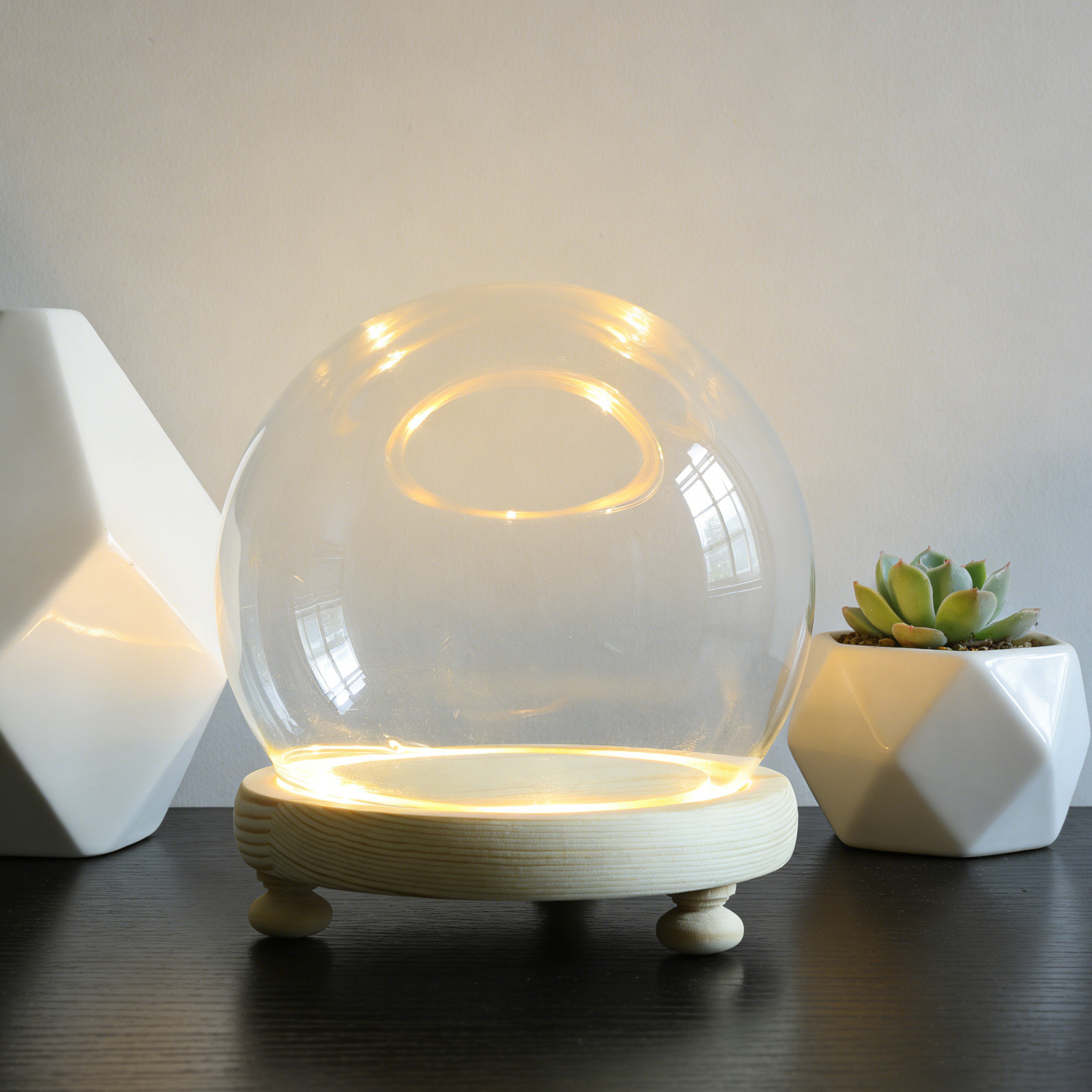 Preserved Flower Glass Dome El - Plastic Dome Clear recensie en prijs