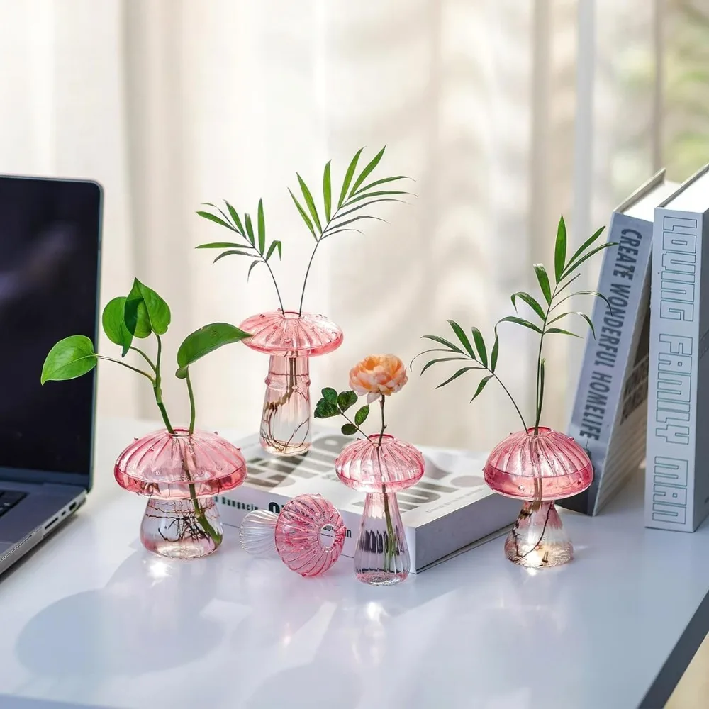Mushroom‑Design Fluted Glass P - Propagation Station Vase recensie en prijs