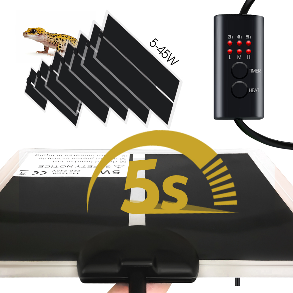 EU Plug 5-20W Reptiles Adjusta - Heat Mat Seedling recensie en prijs