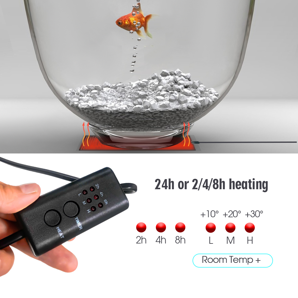 EU Plug 5-20W Reptiles Adjusta - Heat Mat Seedling recensie en prijs