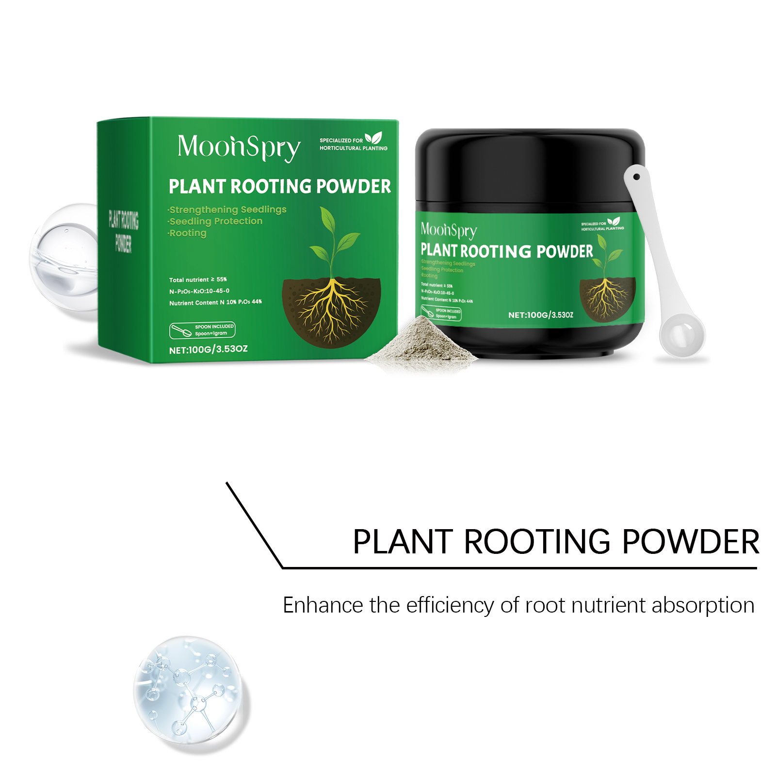 100g Plant Rooting Powder for  - Rooting Hormone Powder recensie en prijs