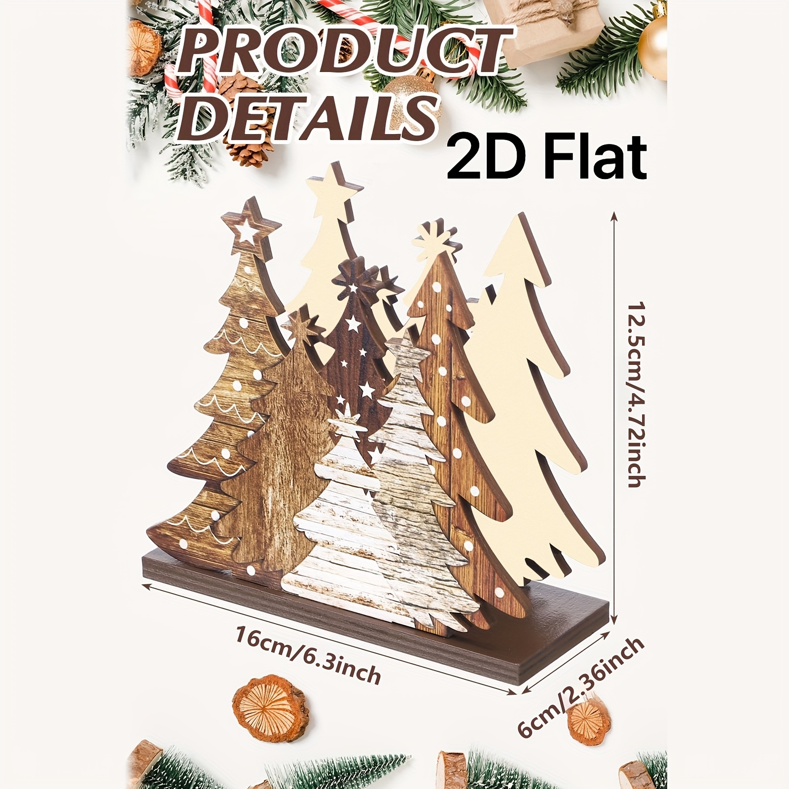 1pc 2D Flat Christmas Tree Tis - Agar Tissue Culture recensie en prijs