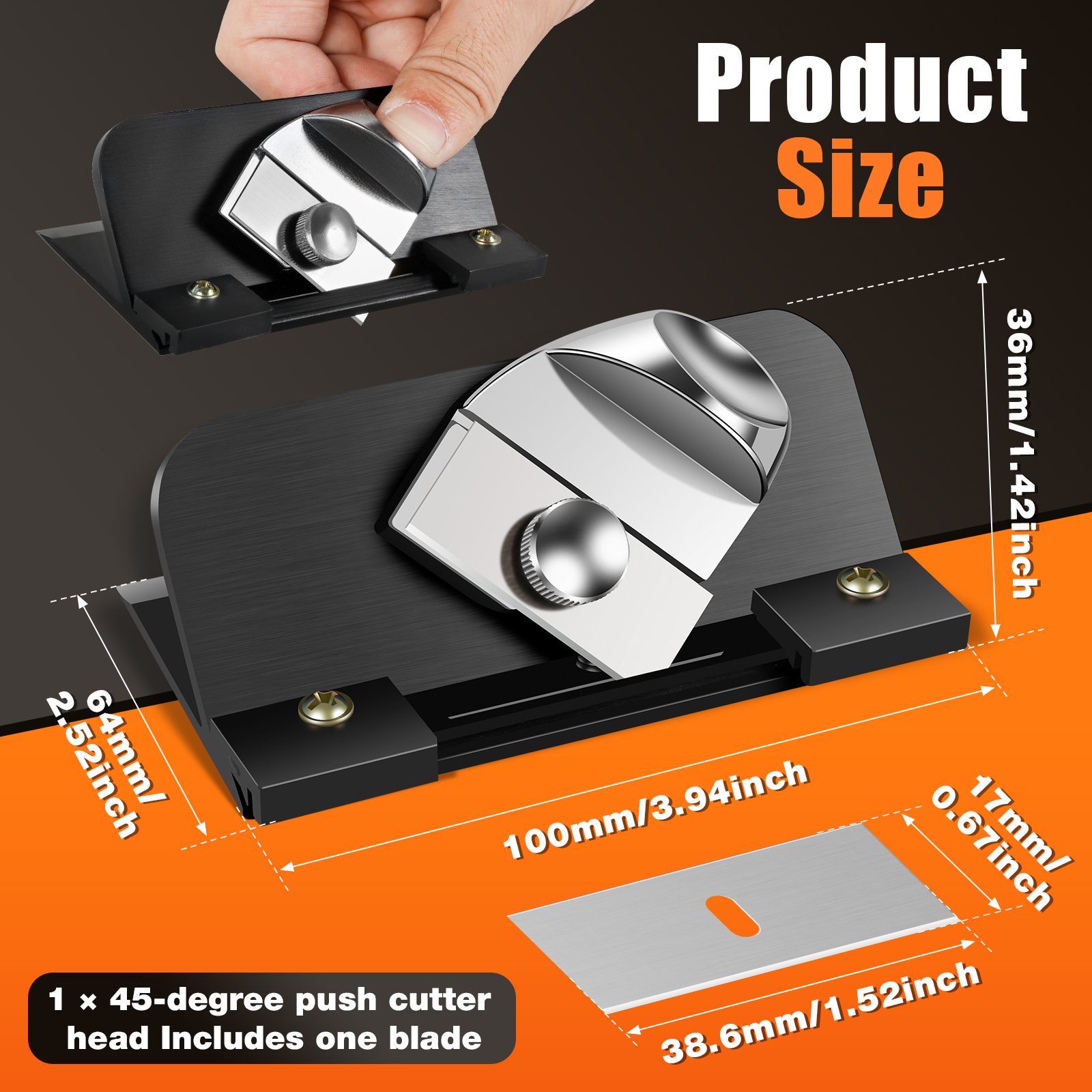 Retractable Mat Cutter 45° Bev - Cutting Board Foam recensie en prijs