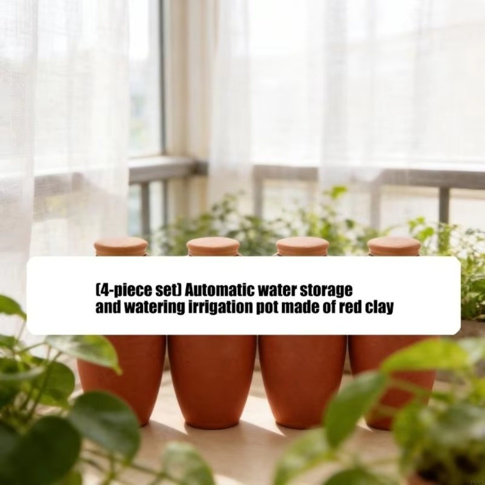 4Pcs Terracotta Material Autom - Self Watering Insert recensie en prijs