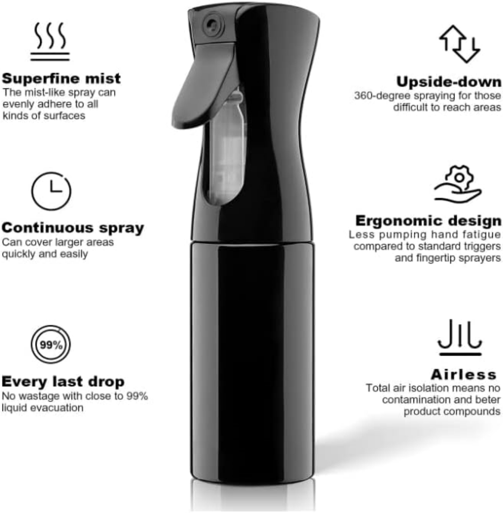 200ml Continuous Spray 360° Up - Misting Bottle Fine recensie en prijs